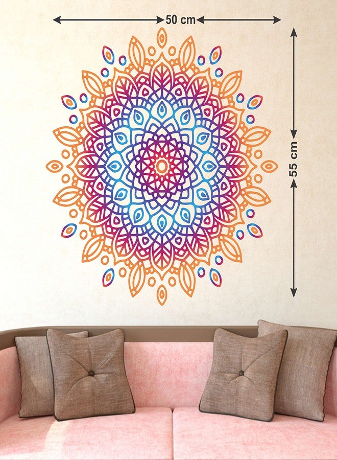 Wallstick ملصق جداري ملون بتصميم كولام (فينيل 55 سم × 50 سم) - Image 2
